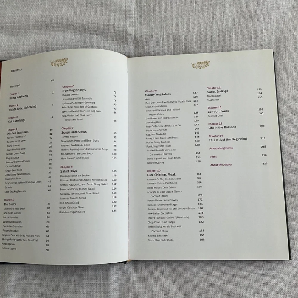 •Deepa’s Secret:Slow Carb New Indian Cuisine Cookbook Hardcover